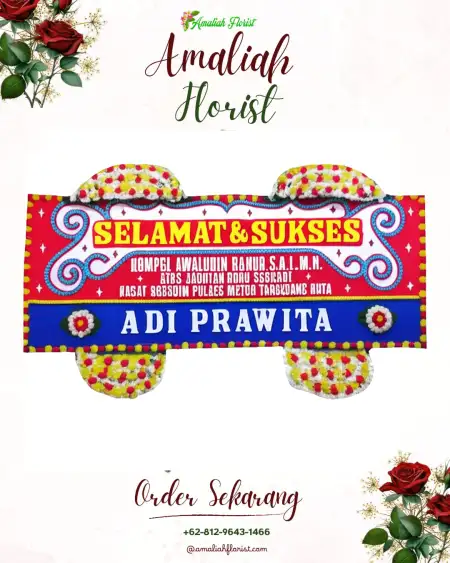 Papan Bunga Ucapan Selamat Tejasari